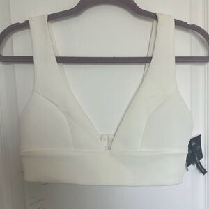 Topshop white bralette, NWT, size 8